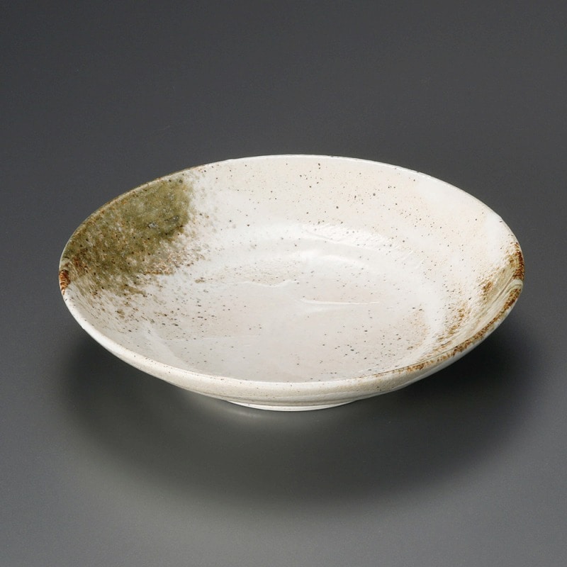 金正陶器 雪志野7.5麺皿 1個(ご注文単位1個)【直送品】