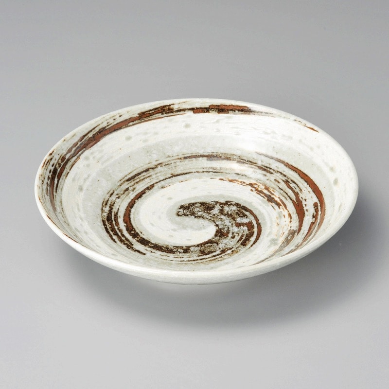 金正陶器 鳴門7.5ミツワ麺皿 1個(ご注文単位1個)【直送品】