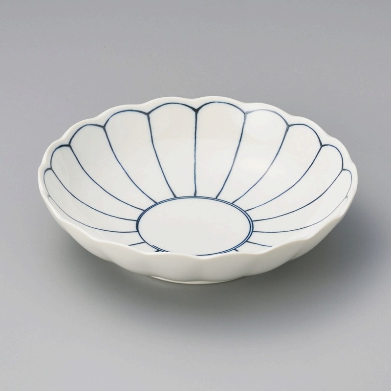 金正陶器 菊紋6.8深皿 1個(ご注文単位1個)【直送品】