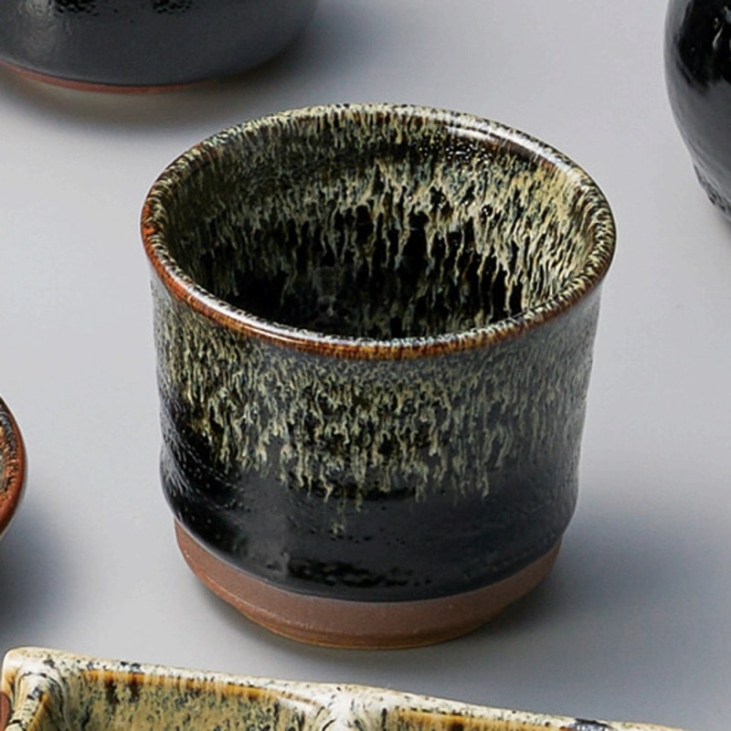 金正陶器 ゆず天目そば猪口 1個(ご注文単位1個)【直送品】