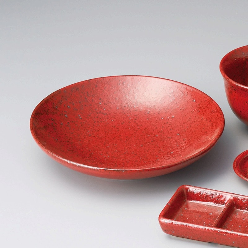 金正陶器 紅柚子7.0麺皿 1個(ご注文単位1個)【直送品】