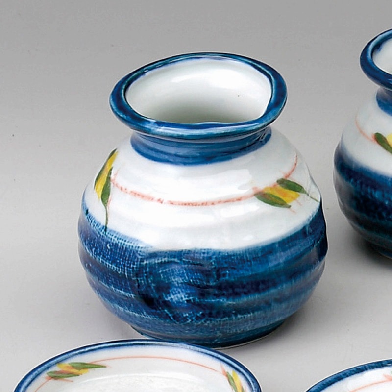 金正陶器 たんざく紋そば徳利2号 1個(ご注文単位1個)【直送品】