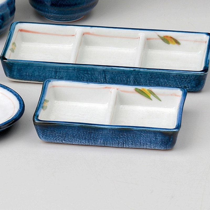 金正陶器 たんざく紋二品皿 1個(ご注文単位1個)【直送品】
