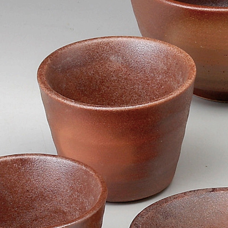 金正陶器 備前風そば千代口(大) 1個(ご注文単位1個)【直送品】