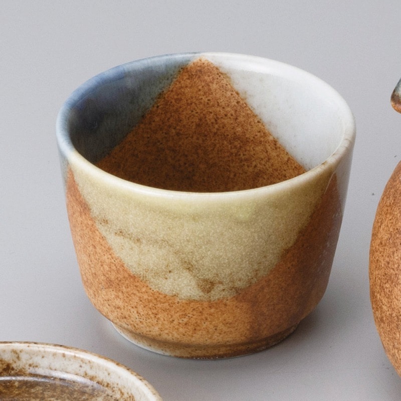 金正陶器 三彩伊賀そば千代口 1個(ご注文単位1個)【直送品】