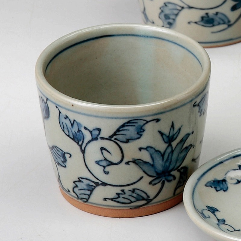 金正陶器 古染唐草そば千代口 1個(ご注文単位1個)【直送品】