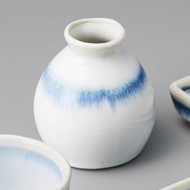 金正陶器 白雲呉須流しそば徳利 1個(ご注文単位1個)【直送品】