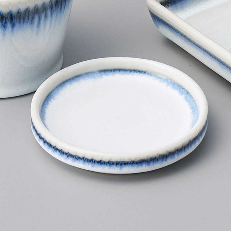 金正陶器 白雲呉須流し薬味皿 1個(ご注文単位1個)【直送品】