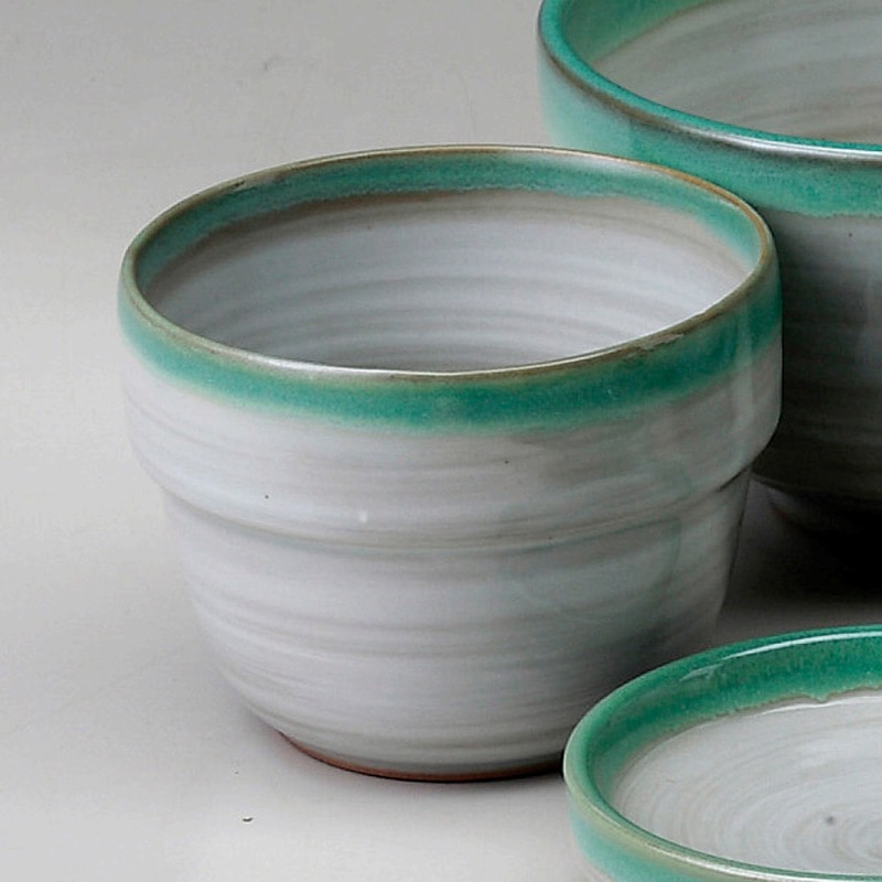 金正陶器 緑水そば千代口 1個(ご注文単位1個)【直送品】