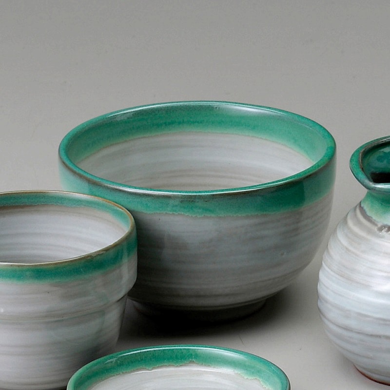 金正陶器 緑水4.0多盛碗 1個(ご注文単位1個)【直送品】
