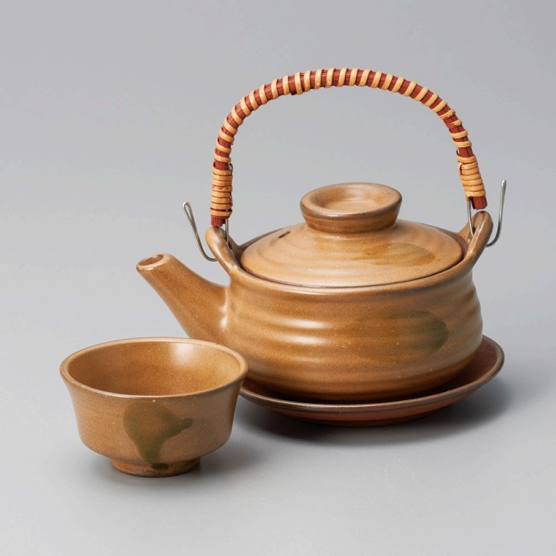 金正陶器 オリベ刷毛目切立土瓶むし 1個(ご注文単位1個)【直送品】