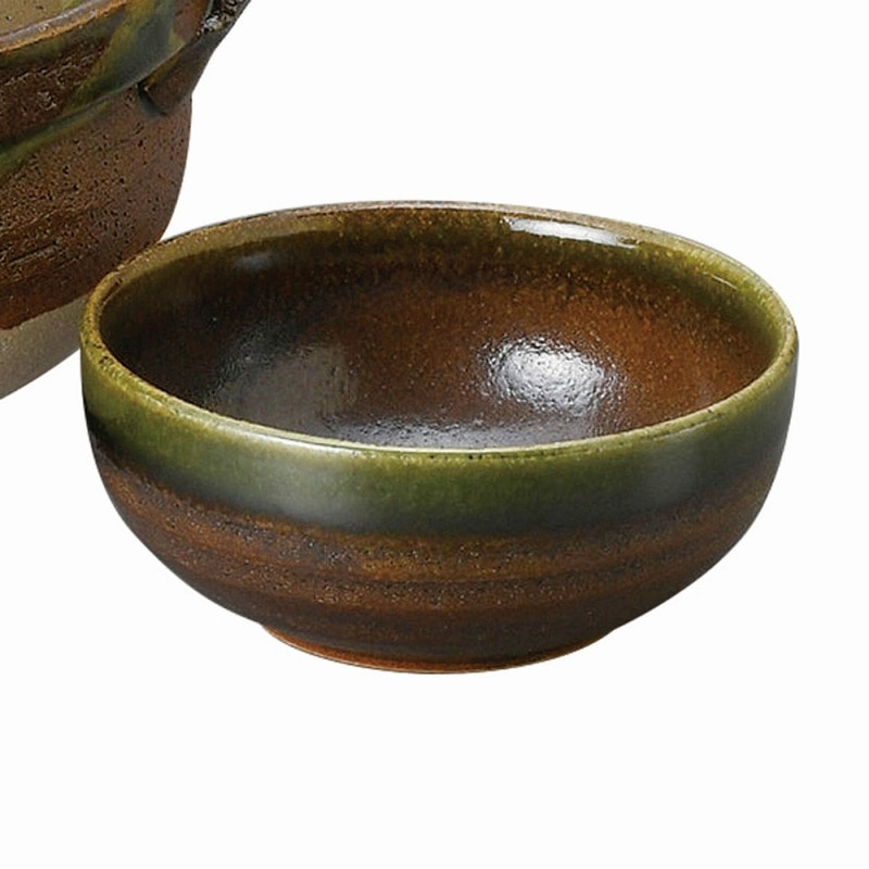 金正陶器 緑釉南蛮小鉢 1個(ご注文単位1個)【直送品】