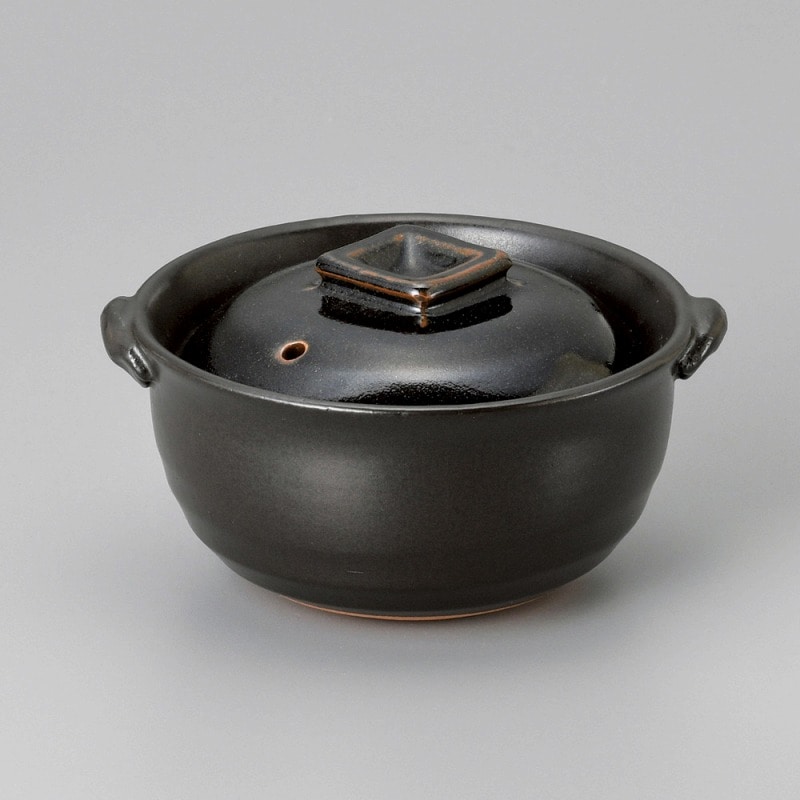 金正陶器 柚子天目4号深鍋 1個(ご注文単位1個)【直送品】