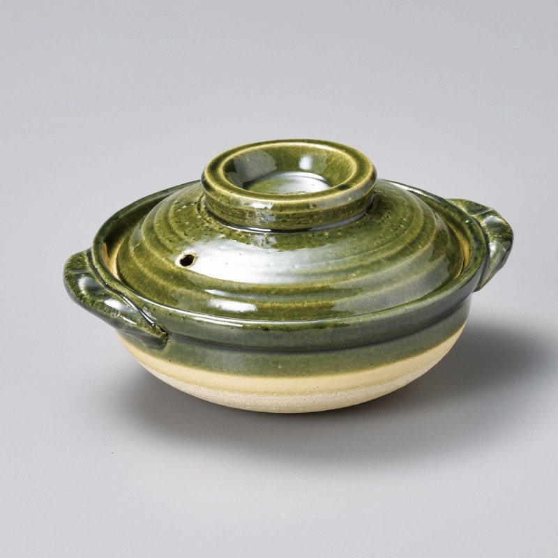 金正陶器 織部5.5号鍋 1個(ご注文単位1個)【直送品】