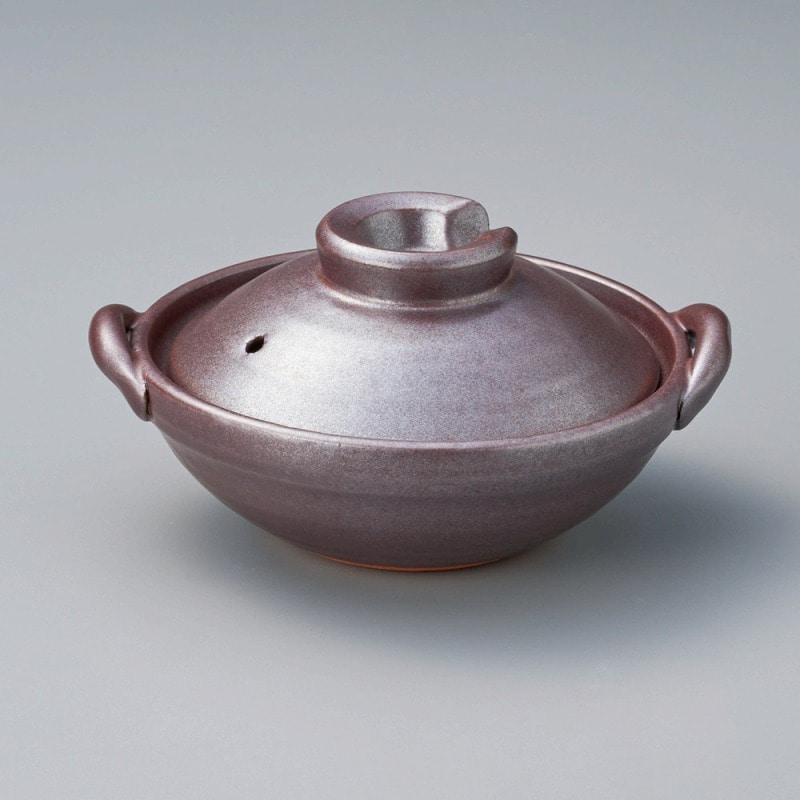 金正陶器 鉄釉5号鍋 1個(ご注文単位1個)【直送品】