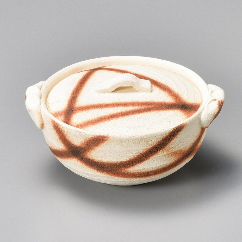 金正陶器 焼締火だすき3.5土鍋(深) 1個(ご注文単位1個)【直送品】