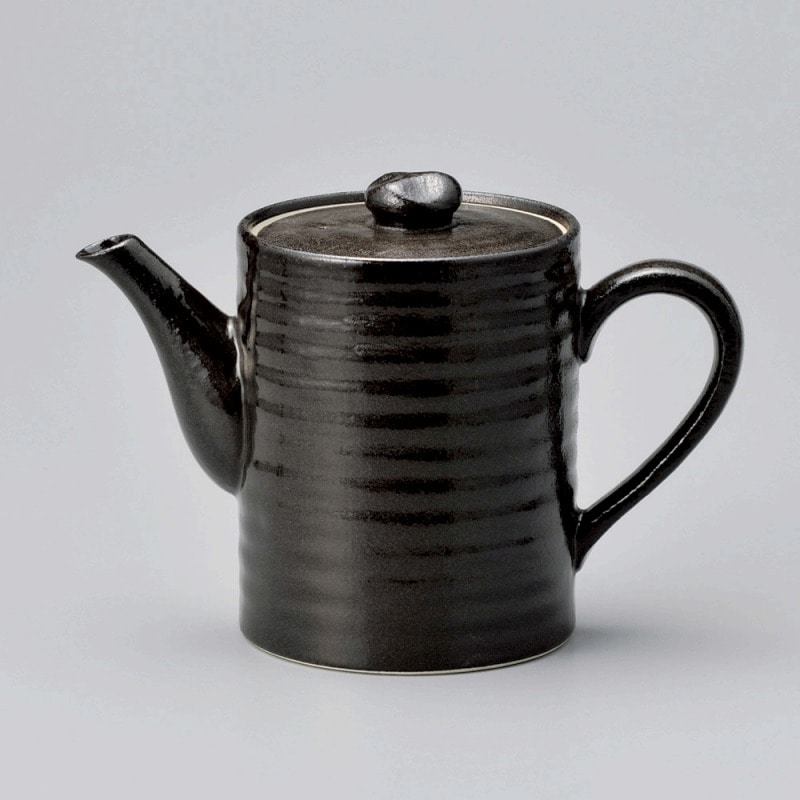 金正陶器 瀬戸黒手付だし入 1個(ご注文単位1個)【直送品】