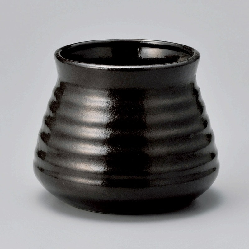 金正陶器 瀬戸黒がら入(小) 1個(ご注文単位1個)【直送品】