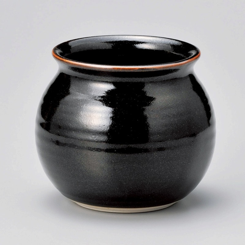 金正陶器 柚子天目アラ入 1個(ご注文単位1個)【直送品】