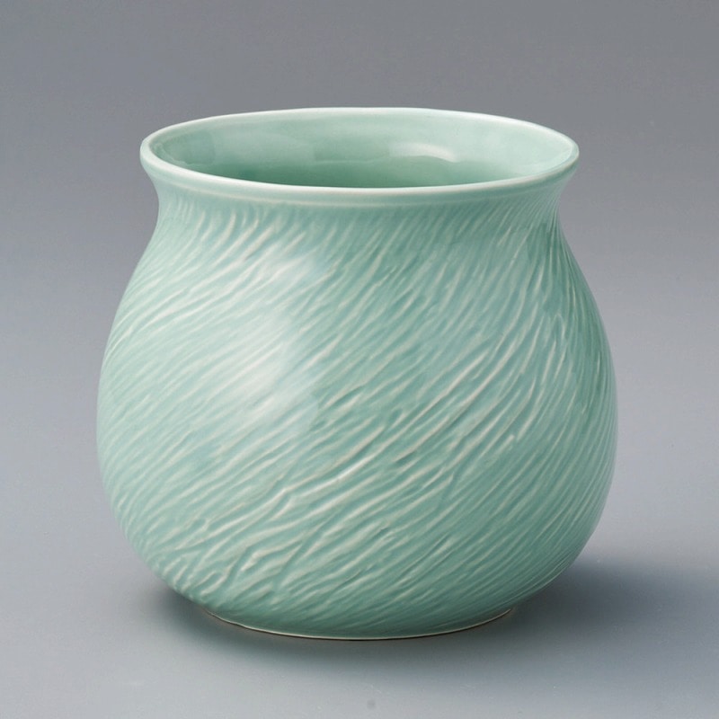 金正陶器 青地木目アラ入(小) 1個(ご注文単位1個)【直送品】