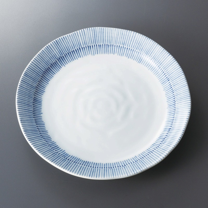 金正陶器 京十草7.5皿 1個(ご注文単位1個)【直送品】