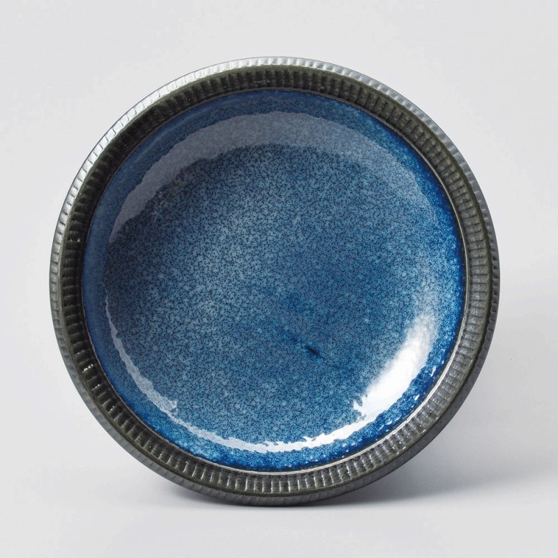 金正陶器 深海マリーン21cm深皿 1個(ご注文単位1個)【直送品】