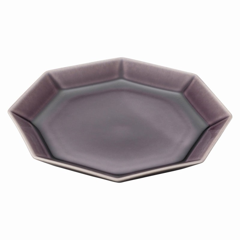 金正陶器 アメジスト10cm八角皿 1個(ご注文単位1個)【直送品】