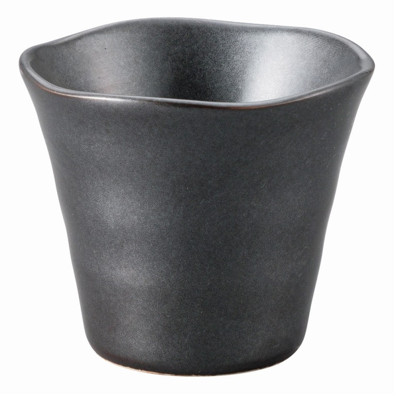 金正陶器 黒花形小付 1個(ご注文単位1個)【直送品】