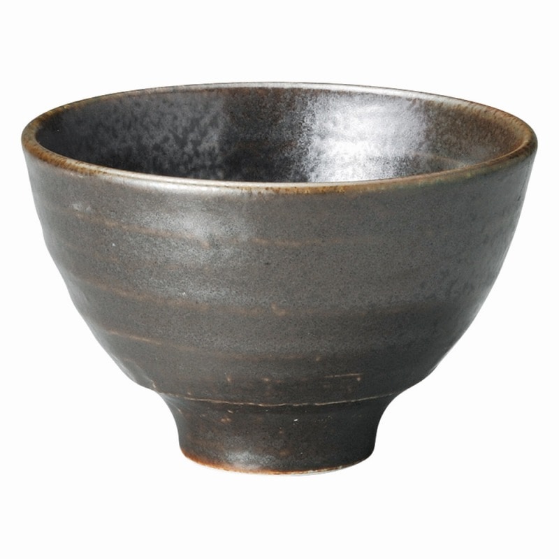 金正陶器 茶黒マット新多用丼 1個(ご注文単位1個)【直送品】