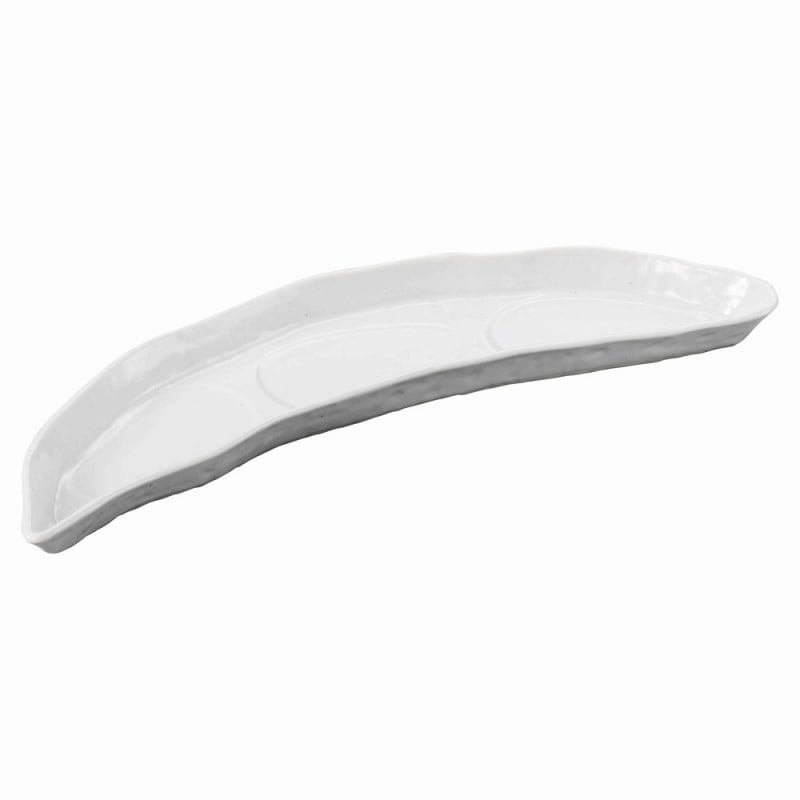 金正陶器 白リーフ大皿 1個(ご注文単位1個)【直送品】