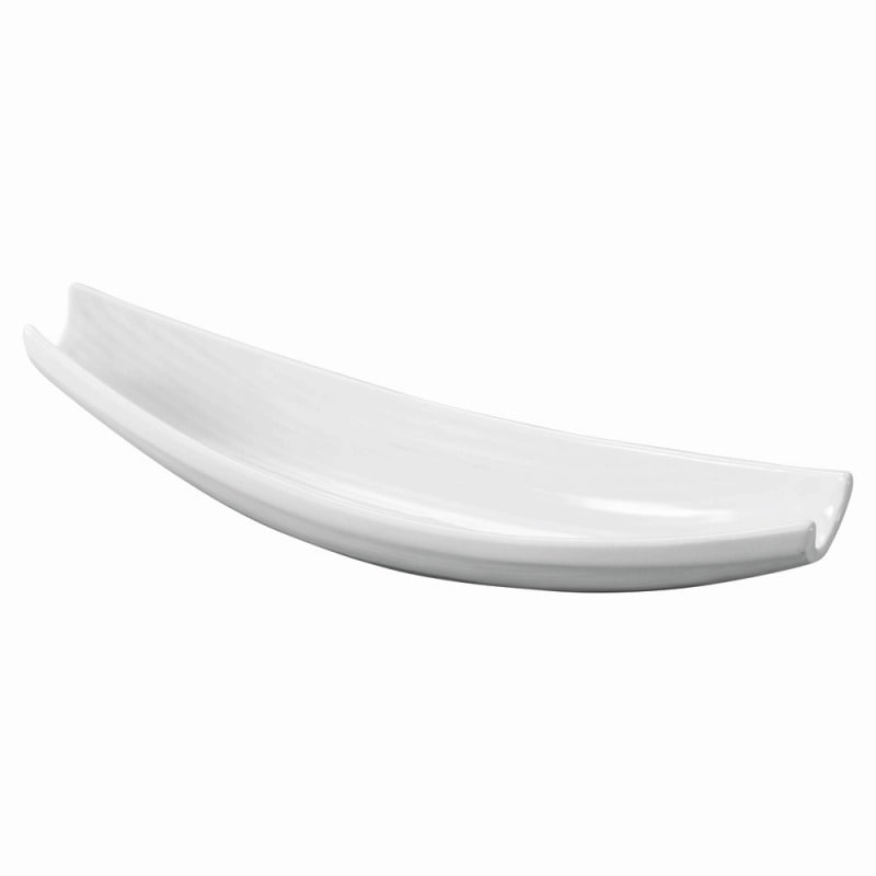 金正陶器 白釉舟型前菜皿 1個(ご注文単位1個)【直送品】