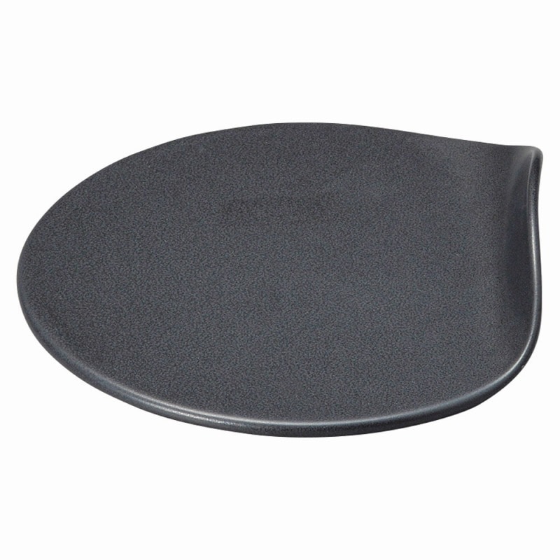 金正陶器 Knob(ノブ)黒マット11.5cmプレート 1個(ご注文単位1個)【直送品】