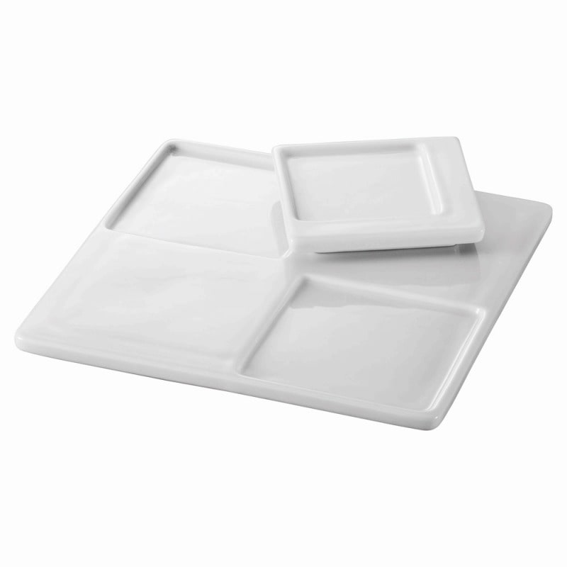 金正陶器 フェイス仕切皿(小) 1個(ご注文単位1個)【直送品】