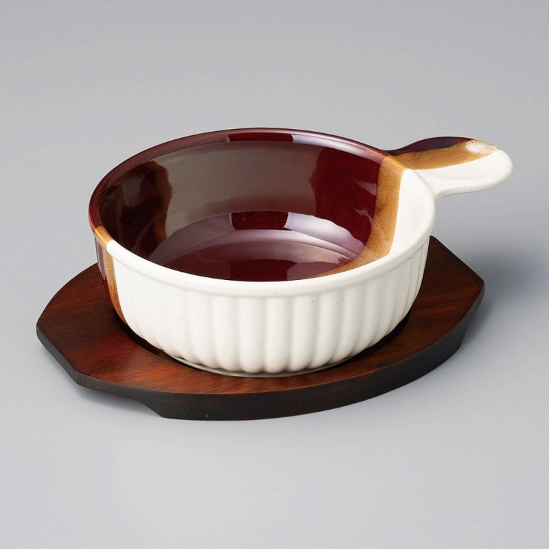 金正陶器 掛分片手グラタン 1個(ご注文単位1個)【直送品】