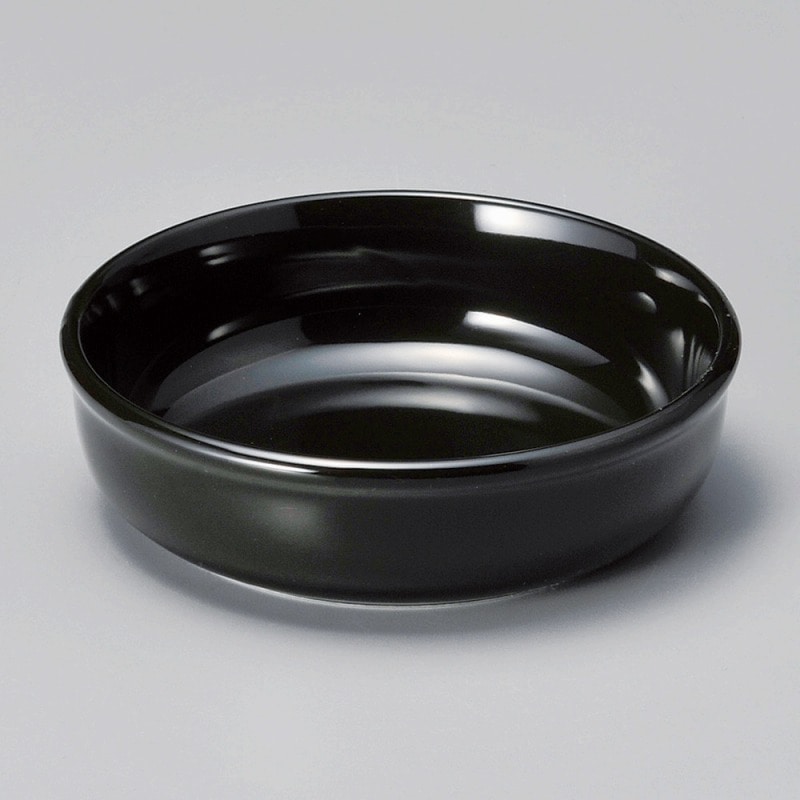 金正陶器 黒つや13cm丸グラタン 1個(ご注文単位1個)【直送品】
