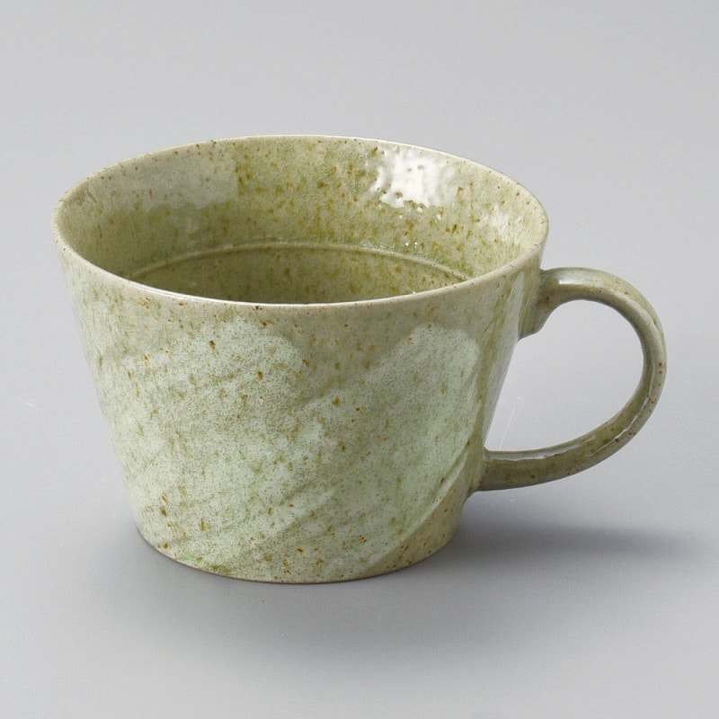 金正陶器 ﾋﾞｰﾄﾞﾛ土物片手ｽｰﾌﾟ碗 1個（ご注文単位1個）【直送品】