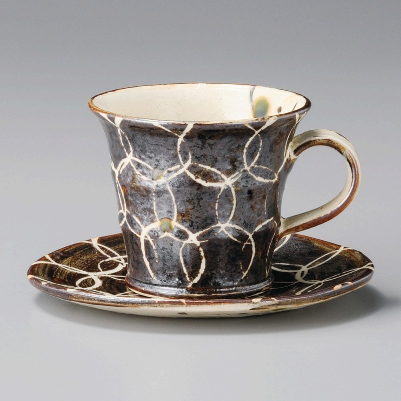 金正陶器 鼠志野ドロップコーヒー碗 1個 ※カップ単品のみ(ご注文単位1個)【直送品】