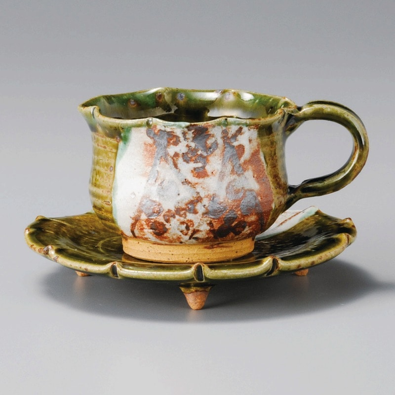 金正陶器 絵織部コーヒー碗 1個 ※カップ単品のみ(ご注文単位1個)【直送品】