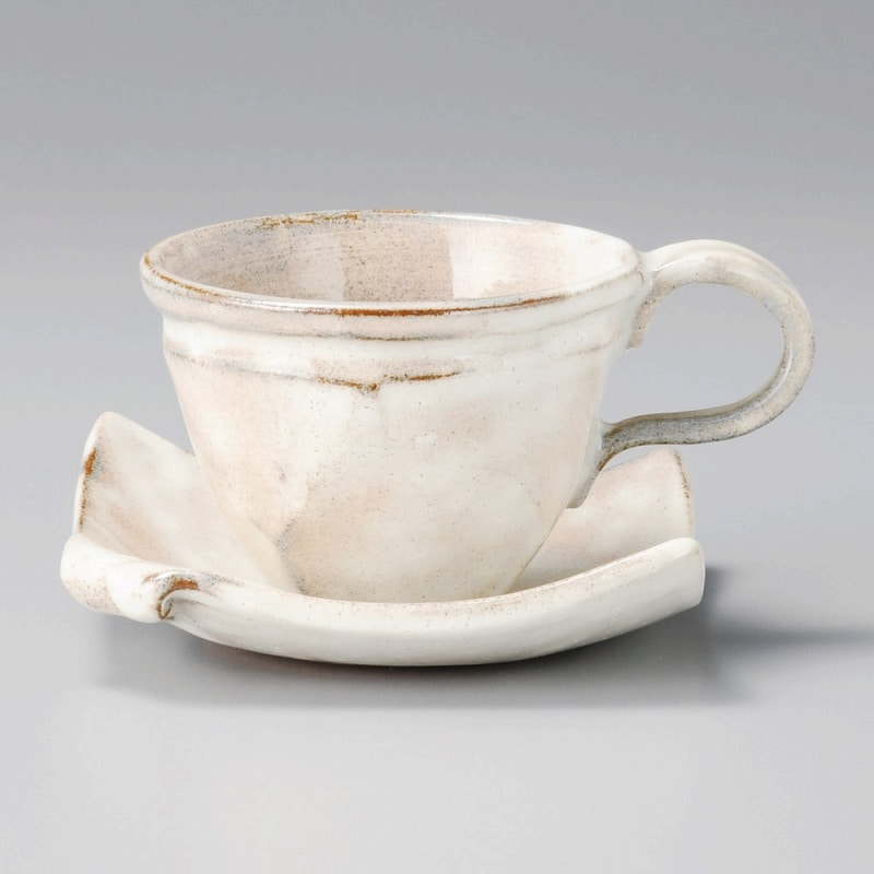 金正陶器 御本手(粉引)コーヒー碗 1個 ※カップ単品のみ(ご注文単位1個)【直送品】