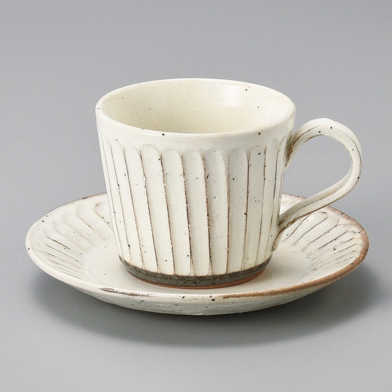 金正陶器 粉引そぎコーヒー碗 1個 ※カップ単品のみ(ご注文単位1個)【直送品】