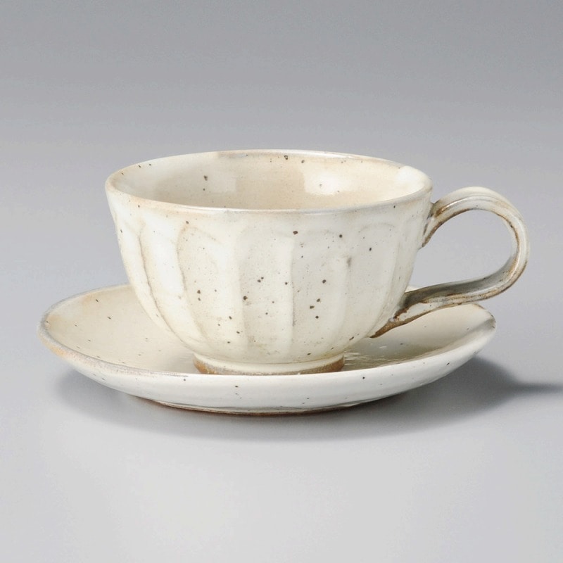 金正陶器 粉引鉄彩コーヒー碗 1個 ※カップ単品のみ(ご注文単位1個)【直送品】