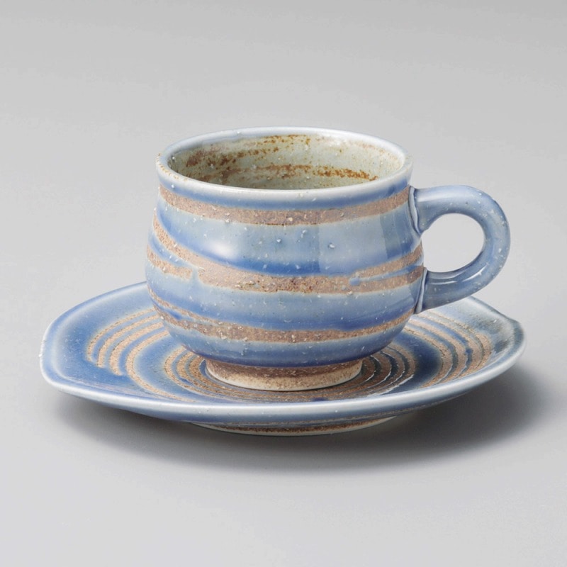 金正陶器 ルリラインコーヒー碗 1個 ※カップ単品のみ(ご注文単位1個)【直送品】