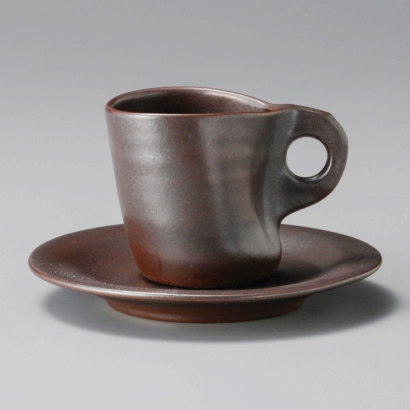 金正陶器 赤マットコーヒー碗 1個 ※カップ単品のみ(ご注文単位1個)【直送品】