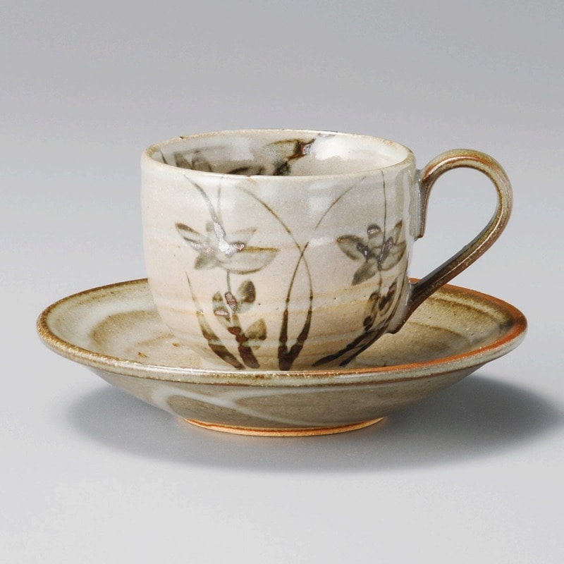 金正陶器 土物桔梗コーヒー碗 1個 ※カップ単品のみ(ご注文単位1個)【直送品】