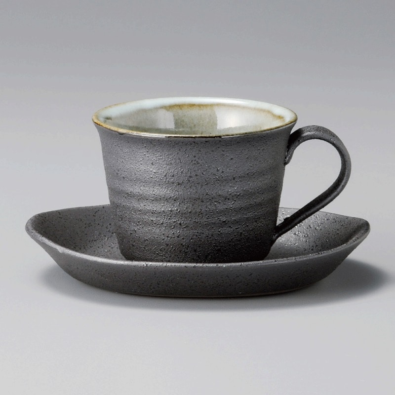 金正陶器 鉄黒コーヒー碗 1個 ※カップ単品のみ(ご注文単位1個)【直送品】