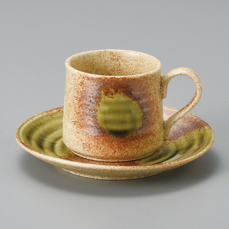 金正陶器 伊賀オリベコーヒー碗丈 1個 ※カップ単品のみ(ご注文単位1個)【直送品】