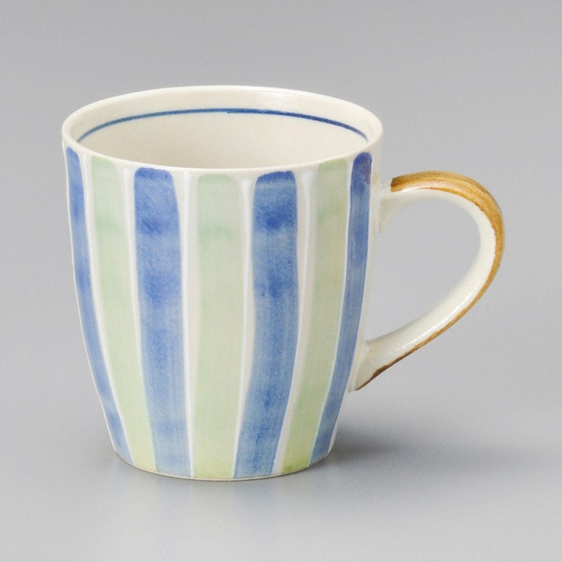金正陶器 一珍色トクサマグ(青) 1個(ご注文単位1個)【直送品】