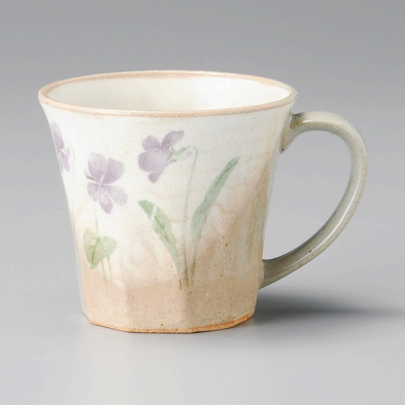 金正陶器 すみれマグ 1個(ご注文単位1個)【直送品】