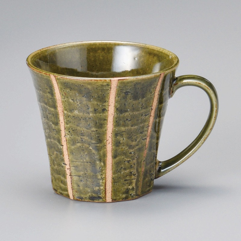 金正陶器 ハスイ十草オリベマグ 1個(ご注文単位1個)【直送品】