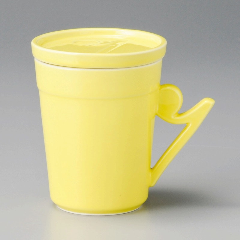 金正陶器 ドレミファマグ8分休符イエロー 1個(ご注文単位1個)【直送品】